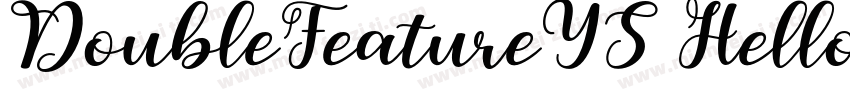 DoubleFeatureYS HelloFont BangBangT字体转换